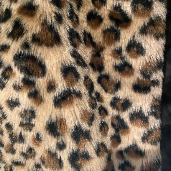 Leopard faux fur love tree coat - Picture 2 of 6